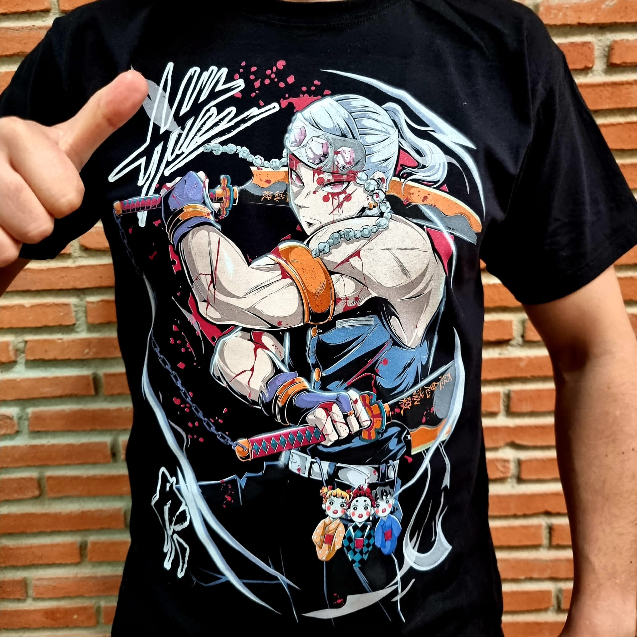 Camiseta Kimetsu No Yaiba Pilar Del Sonido Uzui Console Corp