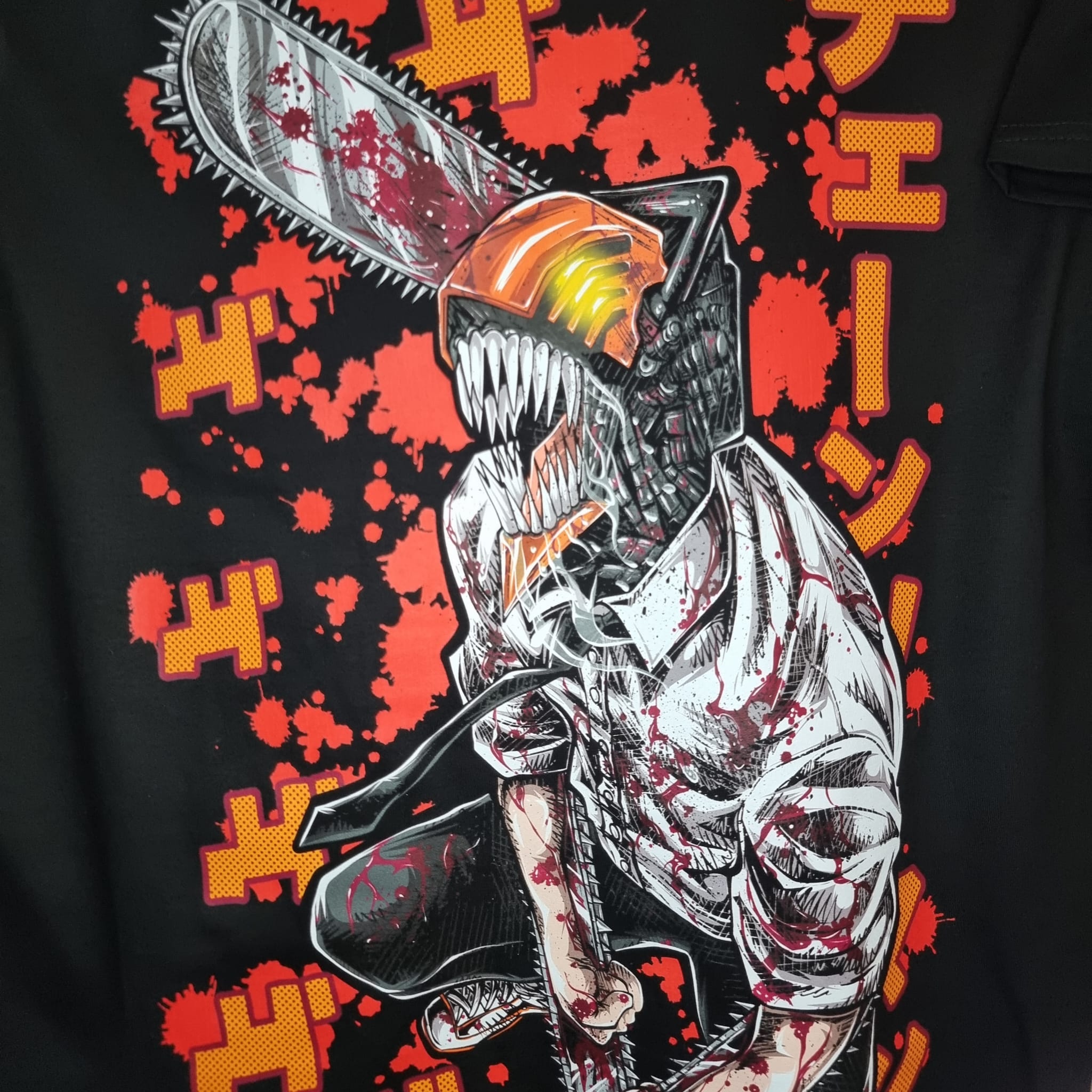 Camiseta Camisa Chainsaw Man Anjo Denji Demônio Motosserra