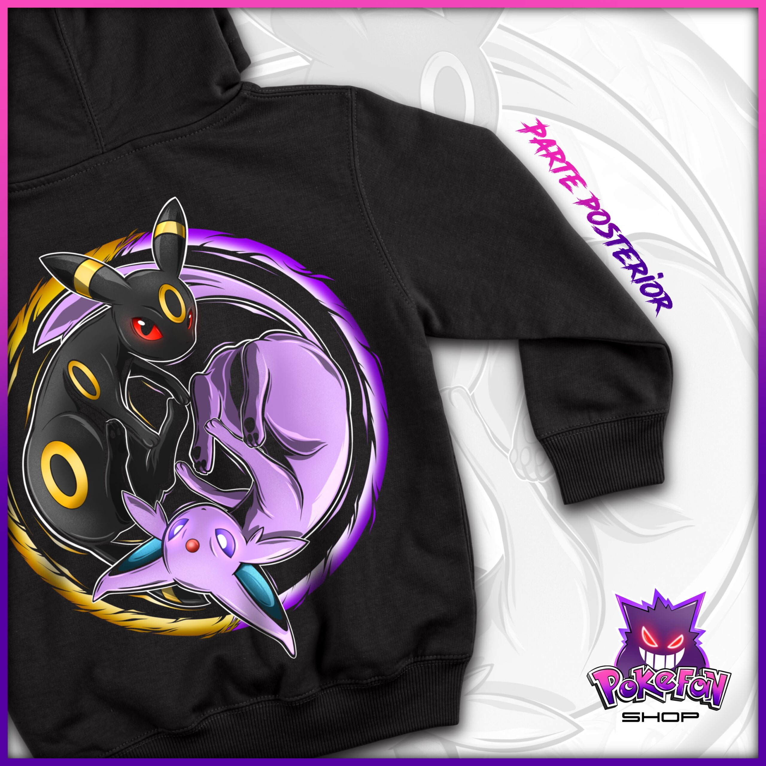 Sudadera Con Capucha UMBREON Y ESPEON - Main Image
