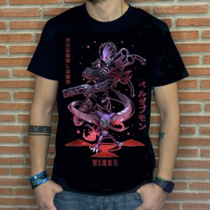 Camiseta Digimon  Beelzemon