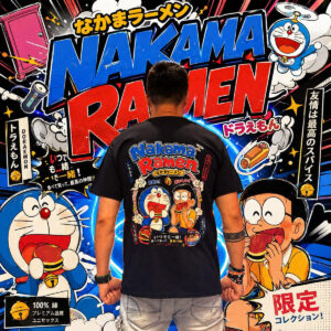 Camiseta Nakama Ramen Doraemon
